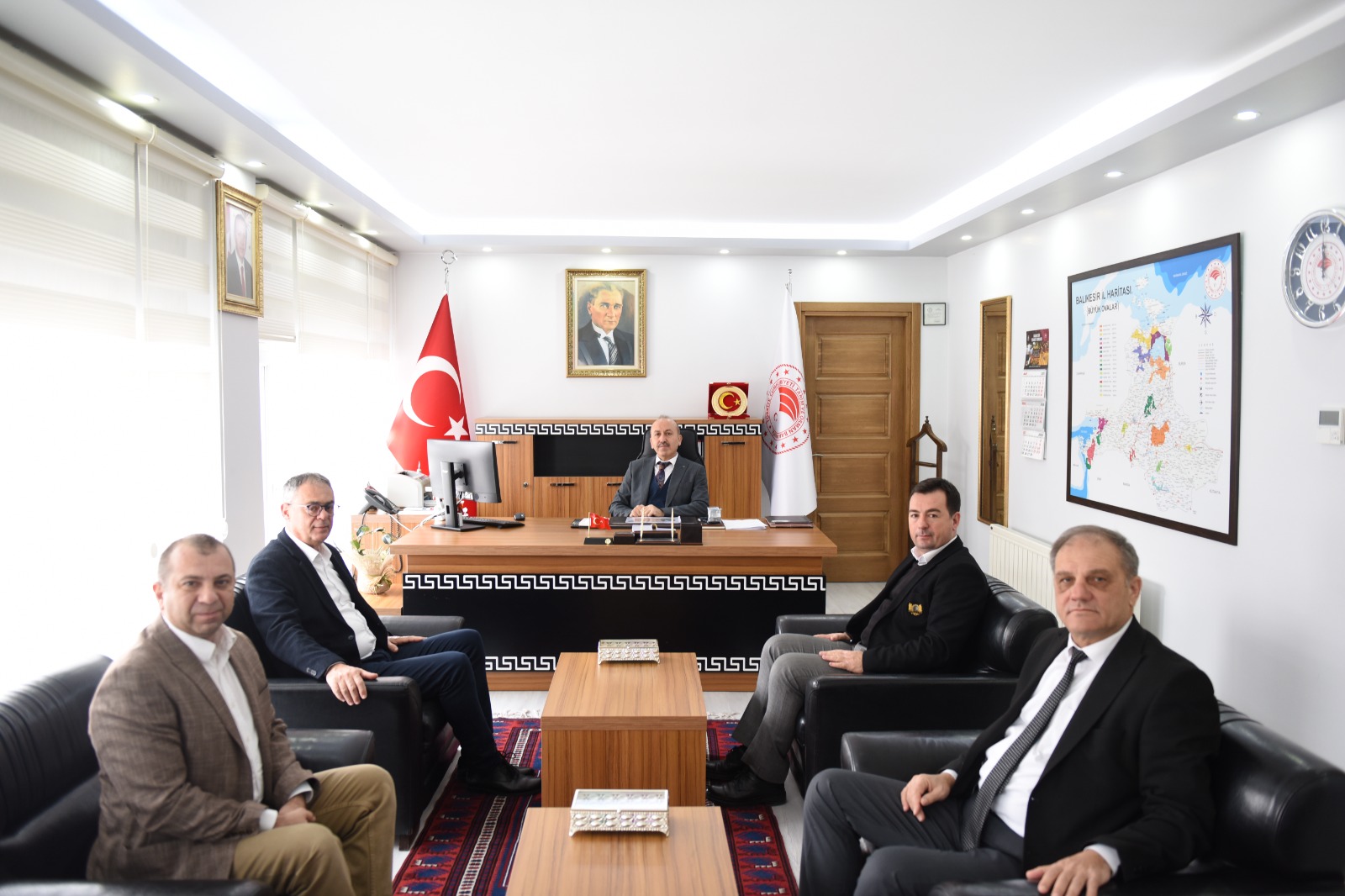 İL TARIM MÜDÜRÜ HÜSEYİN DÜZGÜN’E HAYIRLI OLSUN ZİYARETİ