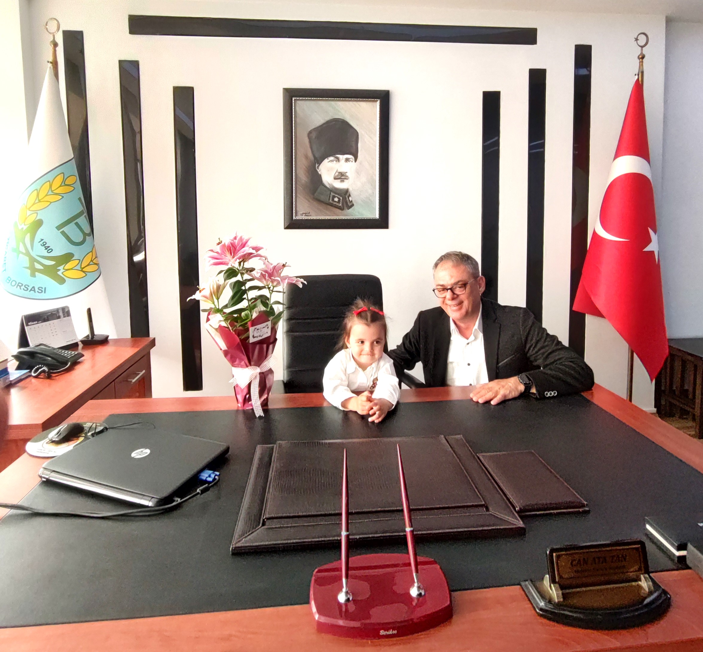 CAN ATA TAN BAŞKANLIK KOLTUĞUNU SERRA’YA DEVRETTİ