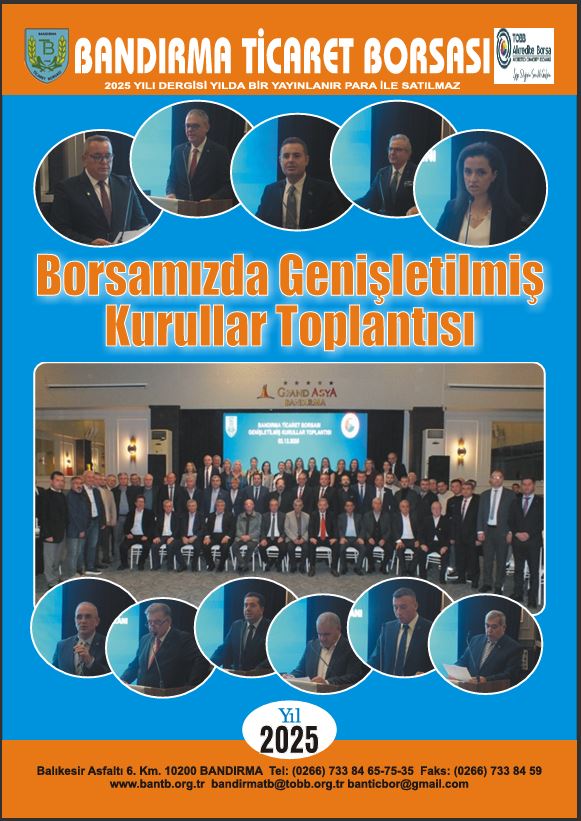 2025 YILI DERGİMİZ