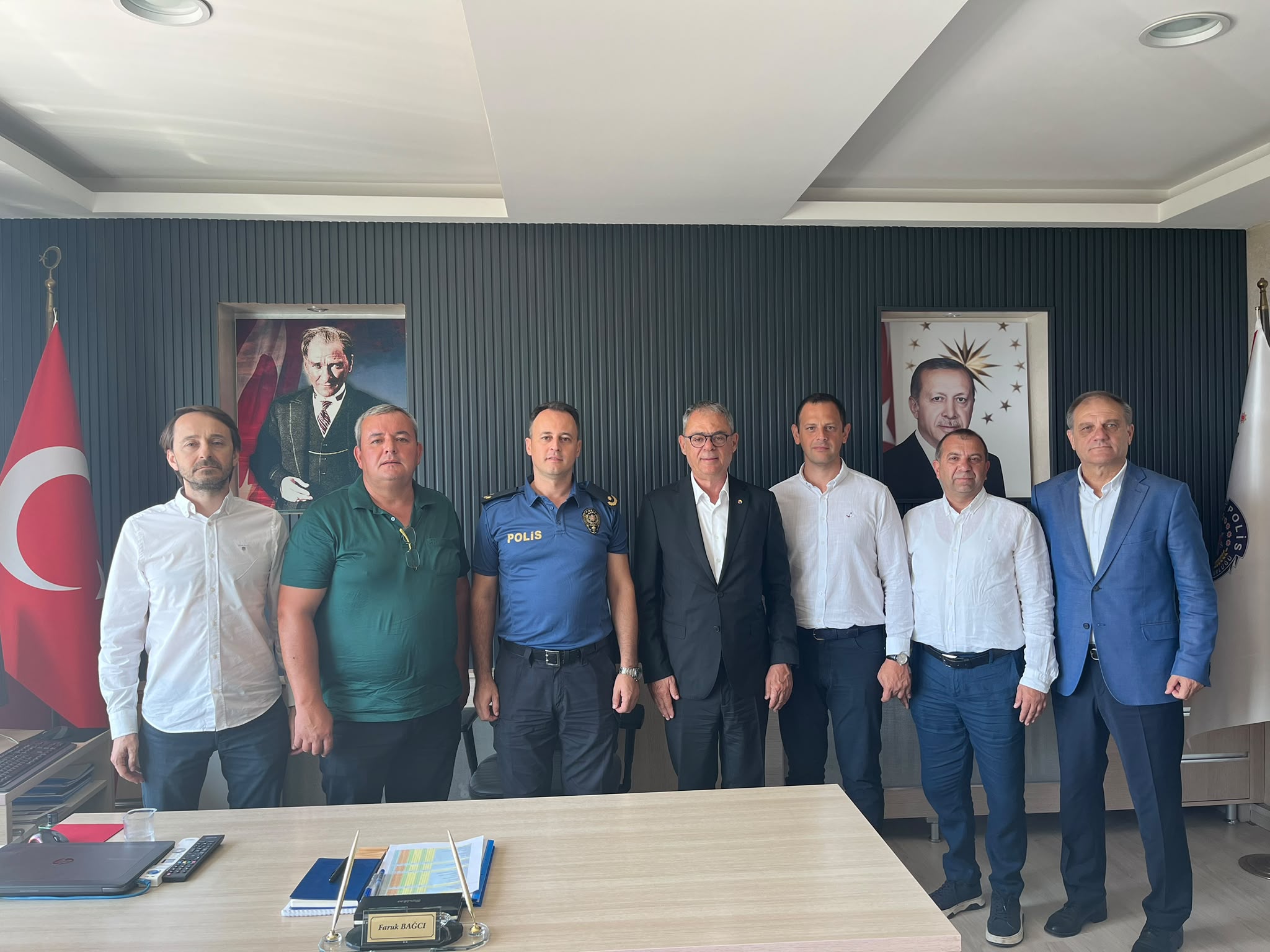 ERDEK İLÇE EMNİYET MÜDÜRÜ’NE ZİYARET