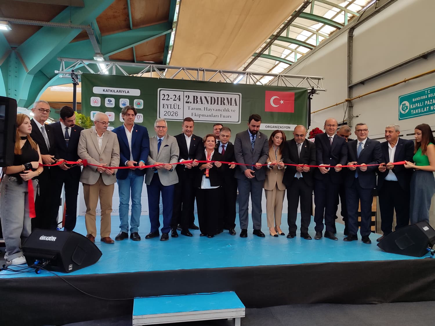 2. BANDIRMA TARIM, HAYVANCILIK VE EKİPMANLARI FUARI AÇILDI.