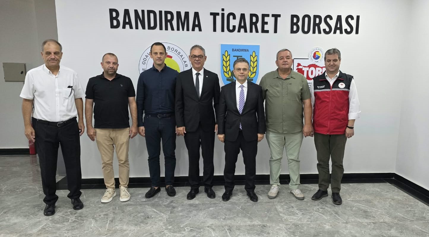 KAYMAKAM RECEP ÖZTÜRK’TEN BORSAMIZA ZİYARET